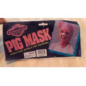 Masquerade tyme soft pig mask